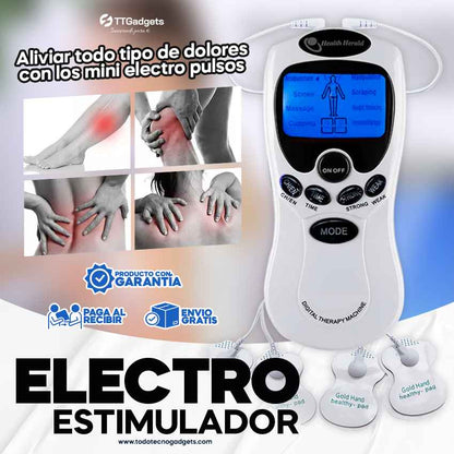 Electro Estimulador para Aliviar el Dolor con 8 modos para Todo el Cuerpo UltraHealthy® + Envio Gratis
