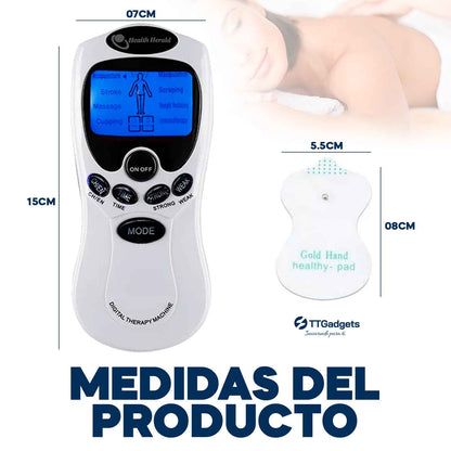 Electro Estimulador para Aliviar el Dolor con 8 modos para Todo el Cuerpo UltraHealthy® + Envio Gratis
