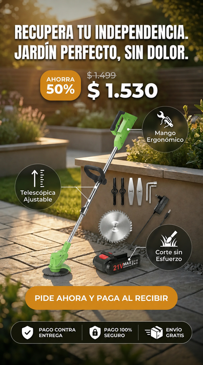 Podadora Cortadora Jardin Con Accesorios + Envio Gratis + Regalo