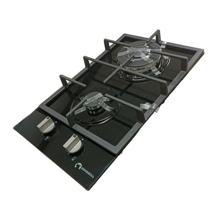 Parrilla 2 Quemadores Vidrio + Envio Gratis + Regalo