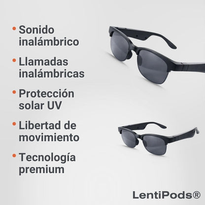 LentiPods® - Gafas De Sol Auriculares Inalámbricos + Envio Gratis + Regalo