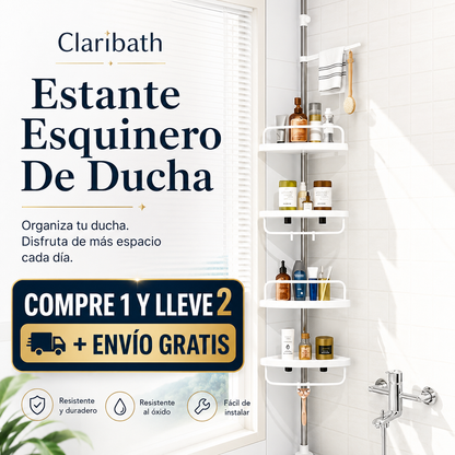 🔥COMPRE 1 Y LLÉVESE 2🔥Claribath Estante Esquinero De Ducha + envio gratis