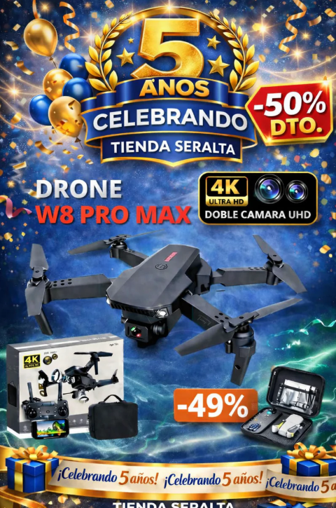 NUEVO DRONE PRO 4K +  BATERÍA + ENVIO GRATIS
