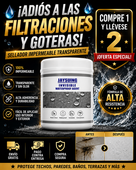 🔥 COMPRE 1 Y LLÉVESE 2 🔥 Sellador Impermeabilizante 🚚 Envío Gratis y Pago Contra Entrega