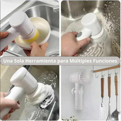 SpinClean Pro™ – Cepillo Eléctrico Multifuncional