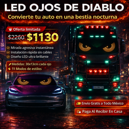 NightBeast | Ojos LED Para Autos Legendarios + envio gratis + regalo