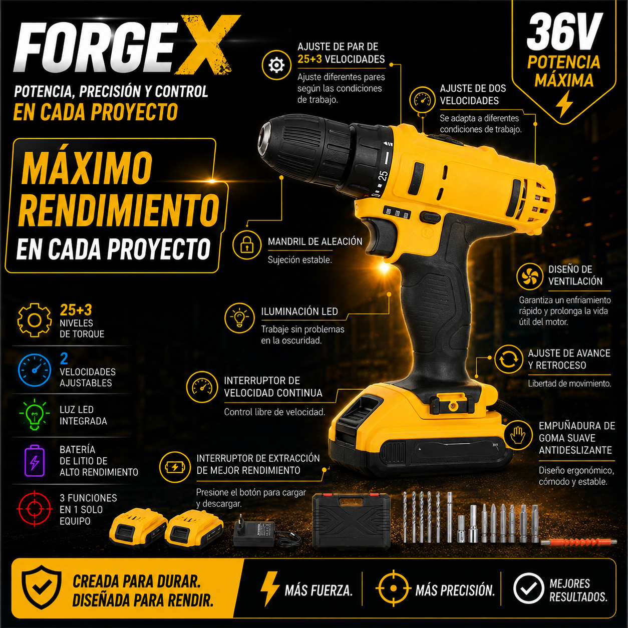 ForgeX™ | Potencia Profesional en tus Manos + envio gratis + regalo
