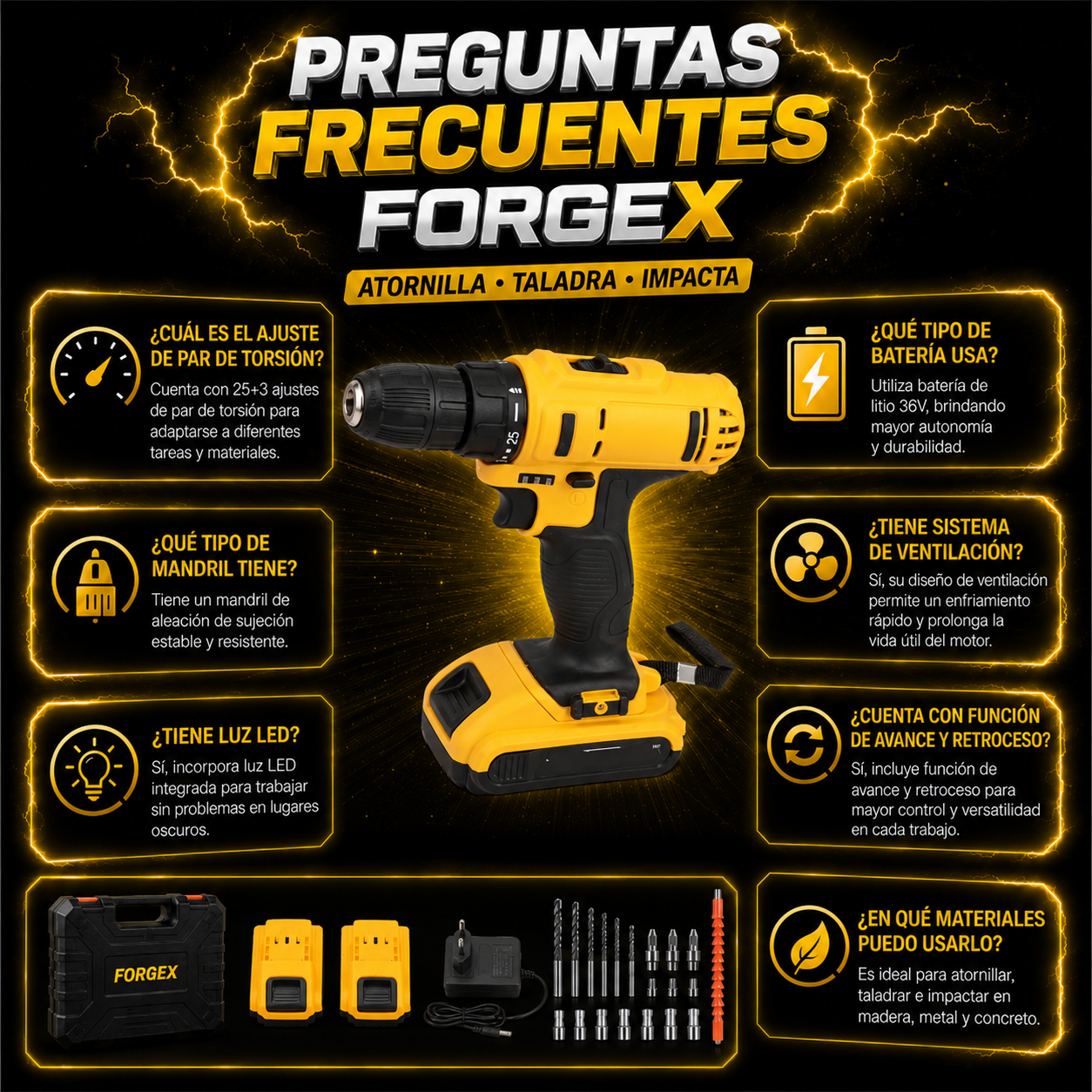 ForgeX™ | Potencia Profesional en tus Manos + envio gratis + regalo