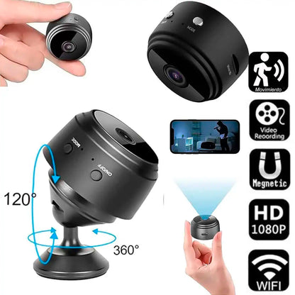 Mini Cámara Espía Full HD con Visión Nocturna – Discreta y Inalámbrica - Compre 1 y llévese 2