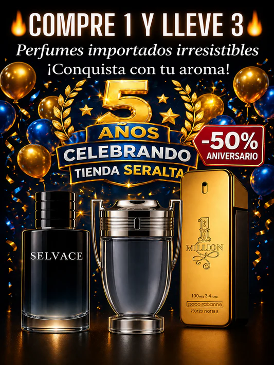 🔥 COMPRE 1 Y LLÉVESE 3 PERFUMES IMPORTADOS🔥 + Envío Gratis