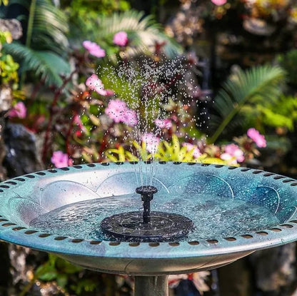 🔥COMPRE 1 Y LLÉVESE 2🔥 Bomba de fuente solar compacta para aves – ¡Mantén tu jardín vivo! 🐦️