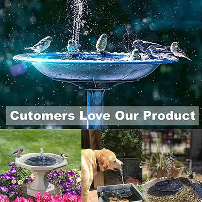 🔥COMPRE 1 Y LLÉVESE 2🔥 Bomba de fuente solar compacta para aves – ¡Mantén tu jardín vivo! 🐦️