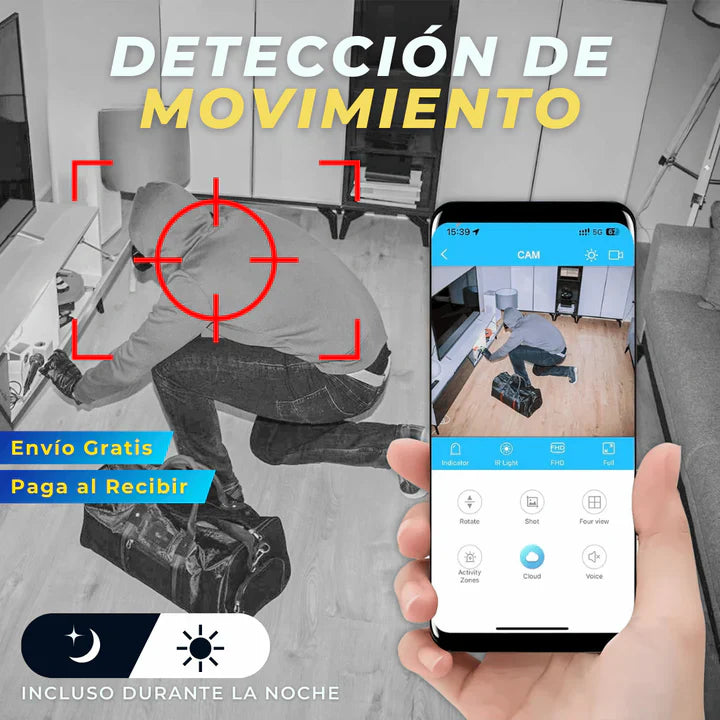 Mini Cámara Espía Full HD con Visión Nocturna – Discreta y Inalámbrica - Compre 1 y llévese 2